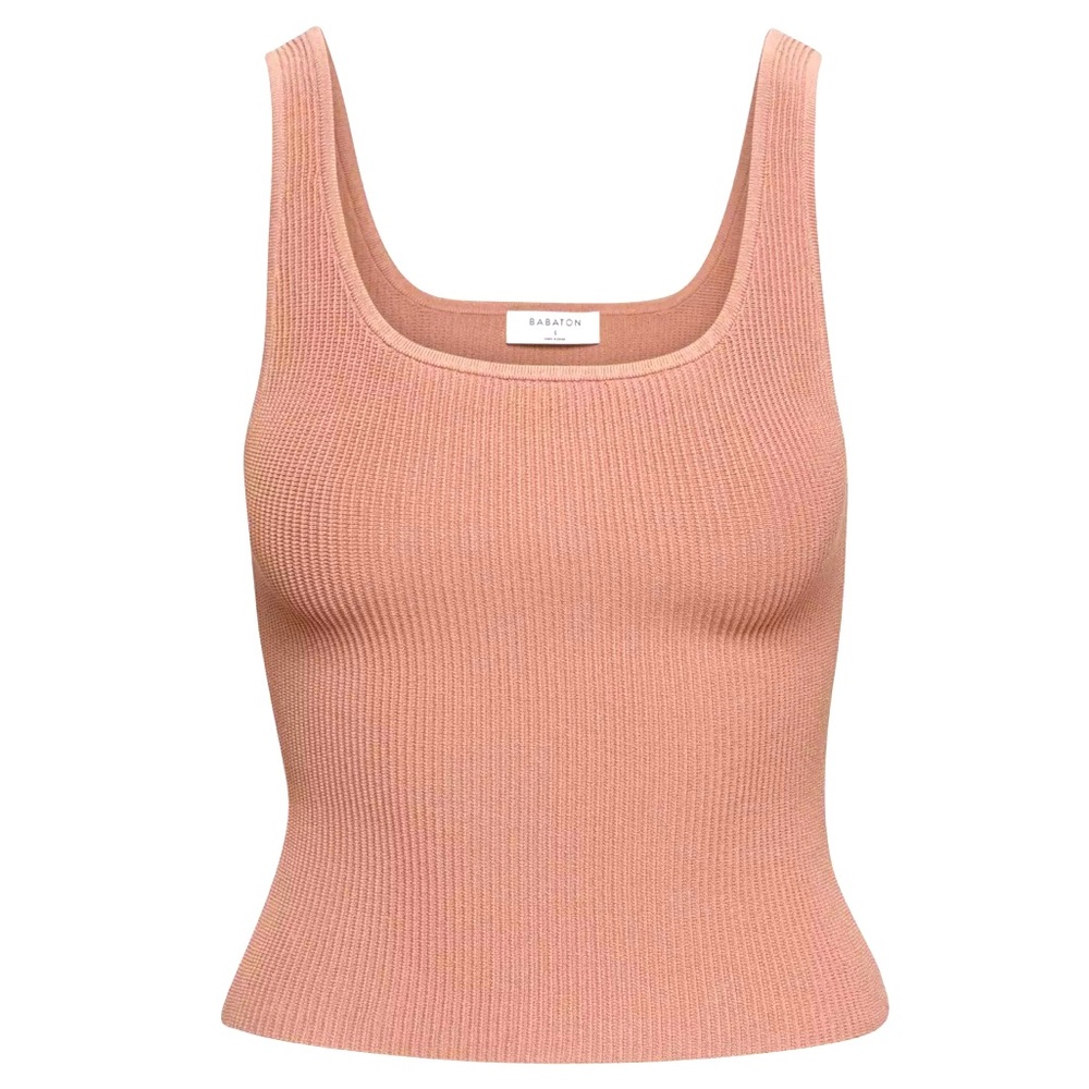 Babaton Sculpt Knit Squareneck Tank (XS)